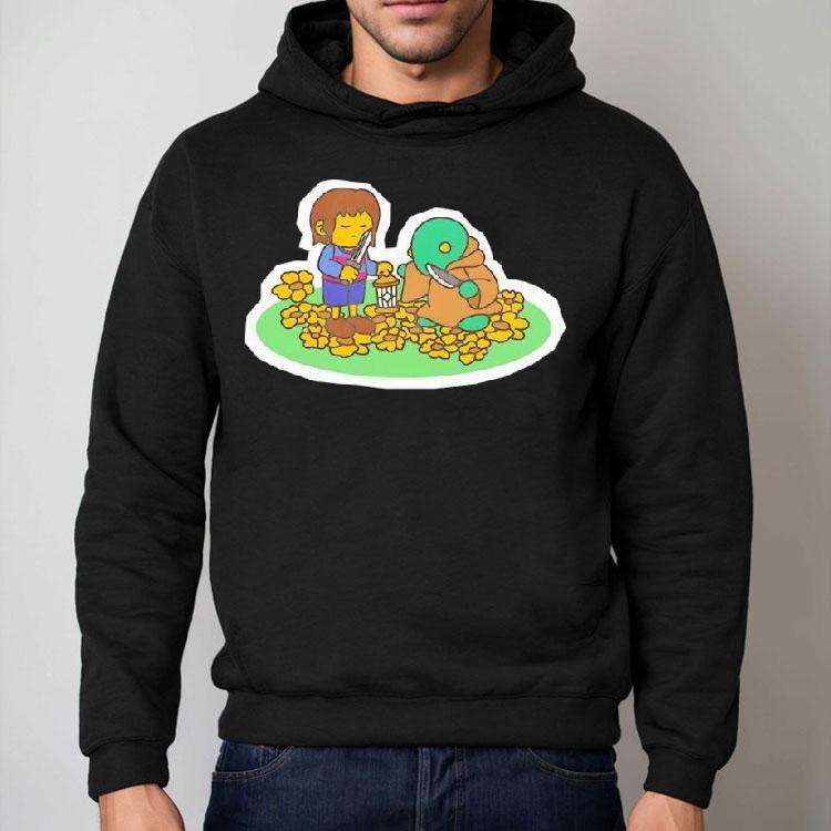 Human And Tonberry Character Graphic Shirt Human And Tonberry Character Graphic Shirt