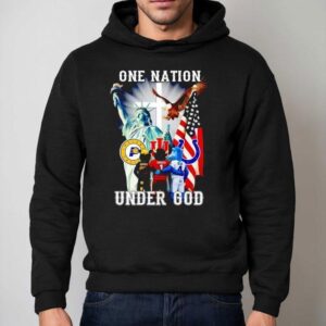 Indiana Hoosier Indiana Pacers Indianapolis Colts Mascot One Nation Under God Hoodie