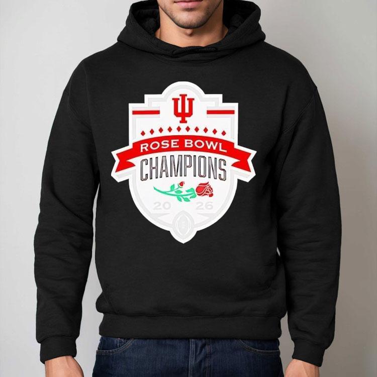 Indiana Hoosiers 2026 Rose Bowl Champions Graphic Shirt Indiana Hoosiers 2026 Rose Bowl Champions Graphic Shirt