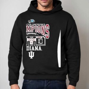 Indiana Hoosiers Score Big Ten Conference Champions 2025 Shirt 2 Indiana Hoosiers Score Big Ten Conference Champions Hoodie