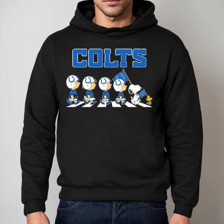 Indianapolis Colts X Peanuts Snoopy Abbey Road Shirt Indianapolis Colts X Peanuts Snoopy Abbey Road Shirt