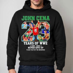 John Cena Years Of Wwe Thank You John Cena For The Memories Hoodie