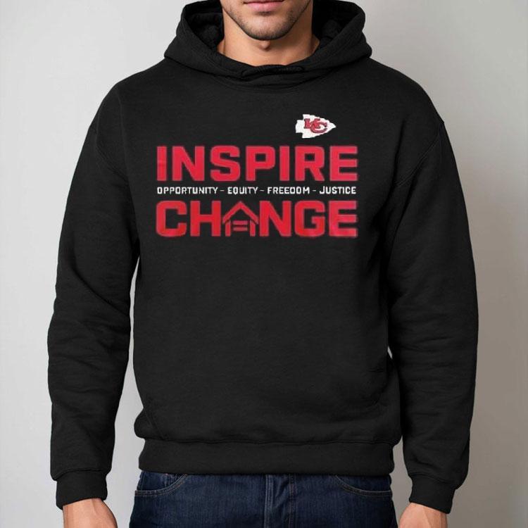 Kansas City Chiefs Inspire Change Opportunity Equity Freedom Justice Shirt Kansas City Chiefs Inspire Change Opportunity Equity Freedom Justice Shirt