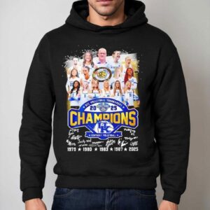 Kentucky Wildcats Sec Volleyball Tournament Champions Signatures Seasons Hoodie