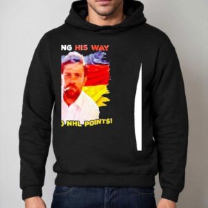 Leon Draisaitl Smoking His Way To Nhl Points Edmonton Oilers Hoodie