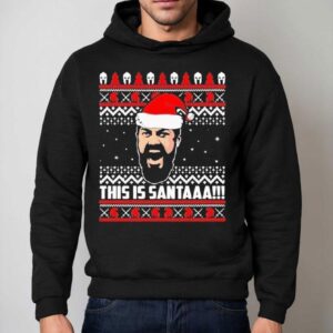Leonidas This Is Santa Christmas Ugly Hoodie