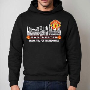 Manchester United Thank You For The Memories Skyline Names Hoodie