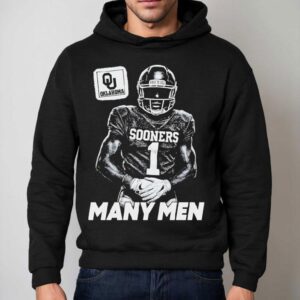 Many Men Oklahoma Sooners Player Graphic Hoodie