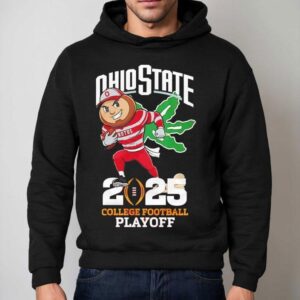 Mascot 2025 College Football Playoff Ohio State Buckeyes Shirt 2 Mascot College Football Playoff Ohio State Buckeyes Hoodie