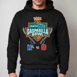 Memphis Tigers Vs North Carolina State Wolfpack 2025 Gasparilla Bowl Logo Shirt 2 Memphis Tigers Vs North Carolina State Wolfpack Gasparilla Bowl Logo Hoodie