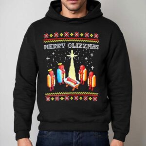 Merry Glizzmas Christmas Hotdog Hoodie