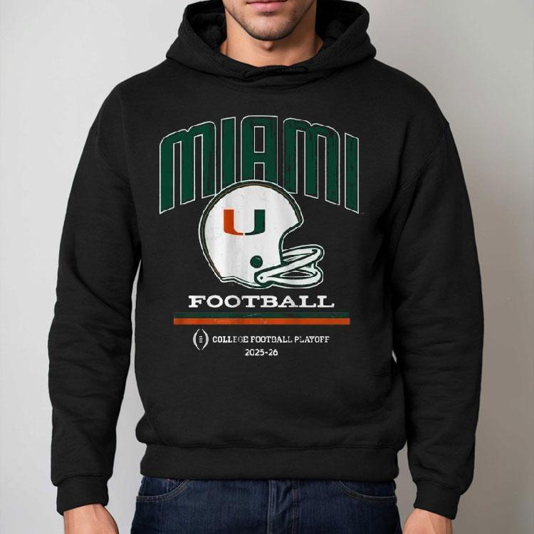 Miami Football 2025 Cfp Vintage Helmet Shirt Miami Football 2025 Cfp Vintage Helmet Shirt