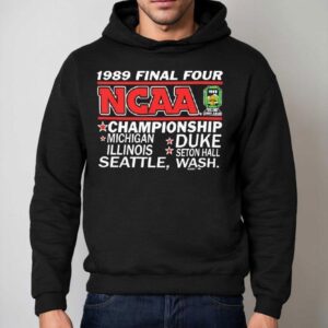 Michigan Wolverines And Illinois And Duke And Seton Hall Final Four Ncaa Championship Hoodie