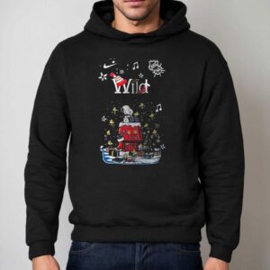 Minnesota Wild X Peanuts Snoopy Christmas Shirt 2 Minnesota Wild X Peanuts Snoopy Christmas Hoodie