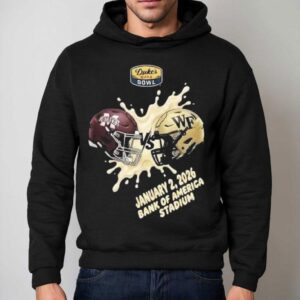 Mississippi State Bulldogs Vs Wake Forest Demon Deacons On January Duke S Mayo Bowl At Bank Of America Stadium Helmet Head To Head Hoodie