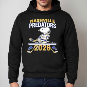 Nashville Predators Hockey Snoopy Peanuts Hoodie
