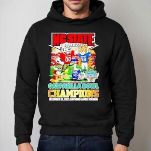 Nc State Wolfpack Gasparilla Bowl Champions Masco Hoodie