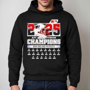 New England Patriots Afc East Division Champions Times Hoodie