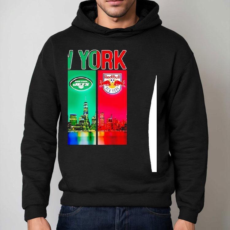 New York City Skyline Ny Mets Ny Jets Ny Red Bulls Logos Shirt New York City Skyline Ny Mets Ny Jets Ny Red Bulls Logos Shirt