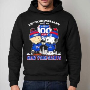 New York Giants 100th Anniversary 1925 2025 Peanuts Characters Shirt 2 New York Giants Th Anniversary Peanuts Characters Hoodie