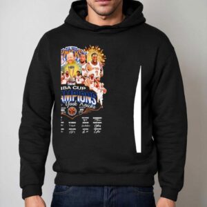 New York Knicks Basktball Nba Cup Champions Players And Signature Hoodie