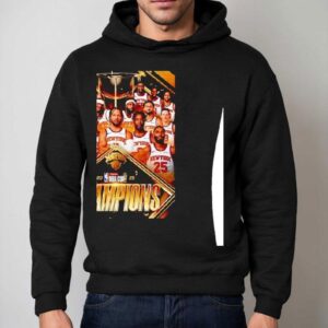 New York Knicks Team Emirates Nba Cup Champions Hoodie