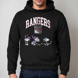 New York Rangers X Peanuts Snoopy No Bs Hockey Hoodie
