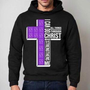 Northwestern Wildcats I Can Do All Things Through Christ Who Strengthen Me Hoodie