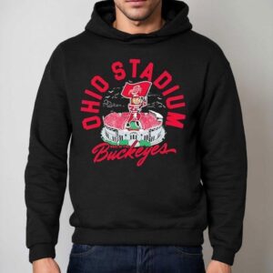 Ohio State Buckeyes Mascot In Stadium Shirt 2 Ohio State Buckeyes Mascot In Stadium Hoodie