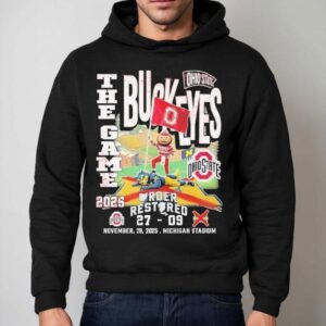 Ohio State Buckeyes Stomp Michigan Wolverines The Game Order Rest Red November Stadium Masco Hoodie