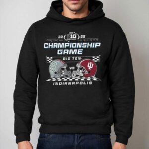 Ohio State Buckeyes Vs Indiana Hoosiers Big Ten Football Championship Speedway Helme Hoodie