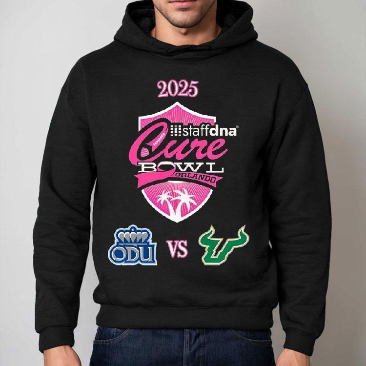 Old Dominion Vs South Florida Bulls Football Staffdna Cure Bowl Orlando 2025 Shirt Old Dominion Vs South Florida Bulls Football Staffdna Cure Bowl Orlando 2025 Shirt