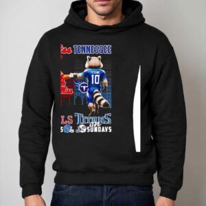 Ole Miss Rebels On Saturdays And Tennessee Titan On Sunday Mascot With City Skyline Hoodie