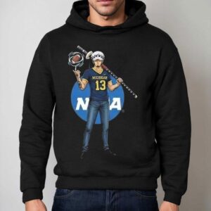 One Piece X Michigan Wolverines Trafalgar D. Water Law Ncaa College Football Playoff Bowl Season 2025-26 Shirt 2 One Piece X Michigan Wolverines Trafalgar D Water Law Ncaa College Football Playoff Bowl Season Hoodie