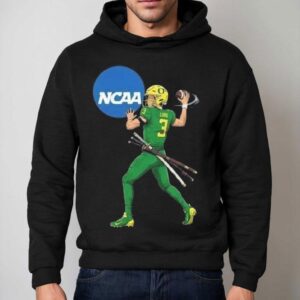 One Piece X Oregon Ducks Roronoa Zoro Ncaa College Football Playoff Bowl Season Hoodie