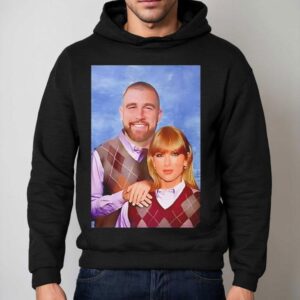 Our Fav Couple Swift And Kelce Step Bros Hoodie