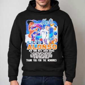 Pete Alonso New York Mets Thanh You For The Memories Hoodie