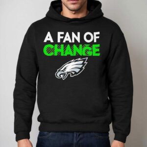 Philadelphia Eagles A Fan Of Change Logo Hoodie