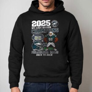 Philadelphia Eagles Back To Back Nfc East Division Champions Mascot Helmet Names Roster Hoodie