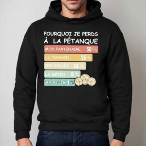 Pourquoi Je Perds A La Petanque Hoodie