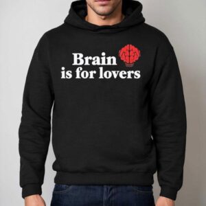 Red Brain Is For Lovers Hoodie