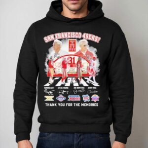 San Francisco Ers Th Thank You For The Memories Road Abbey Signatures Hoodie