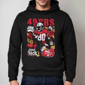San Francisco Ers Football Jerry Rice Graphic Hoodie
