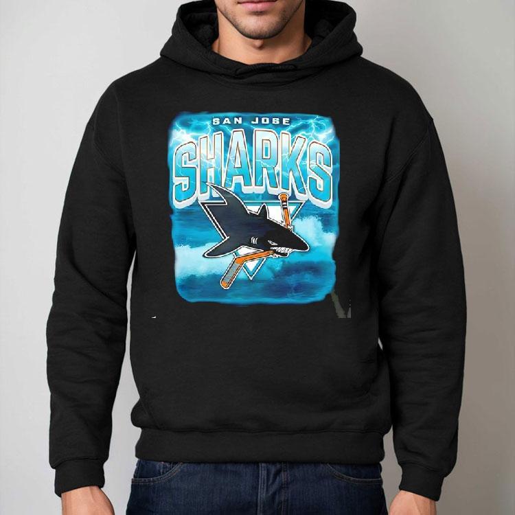 San Jose Sharks Heritage Stormy Sea Shirt San Jose Sharks Heritage Stormy Sea Shirt