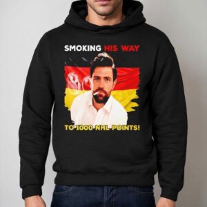 Smoking His Way To Hockey Points Hoodie