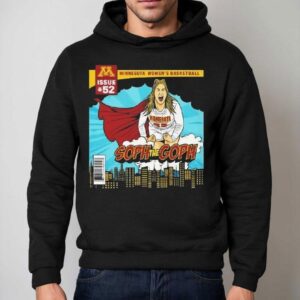 Sophie Hart Minnesota Golden Gophers Soph The Goph Superman Shirt 2 Sophie Hart Minnesota Golden Gophers Soph The Goph Superman Hoodie
