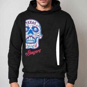 Sugar Skull Los Texas Rangers Baseball Hoodie
