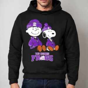Tcu Horned Frogs X Snoopy And Charlie Brown Hoodie