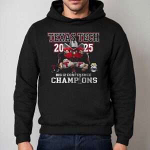 Texas Tach Red Raiders Big 12 Conference Champions Team Graphic Mascot Shirt 2 Texas Tach Red Raiders Big Conference Champions Team Graphic Masco Hoodie