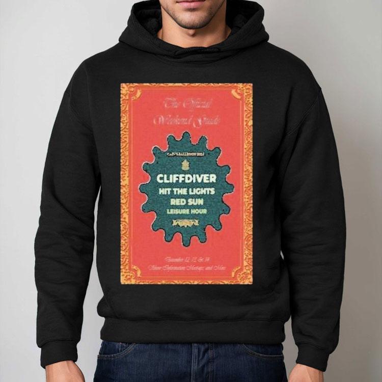 The Cliffdiver Weekend Guide December 12-14 Cain’s Ballroom 2025 Shirt The Cliffdiver Weekend Guide December 12-14 Cain’s Ballroom 2025 Shirt